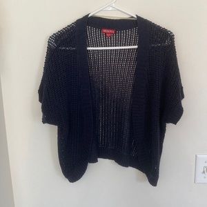 Merona Navy Blue Cropped Cardigan